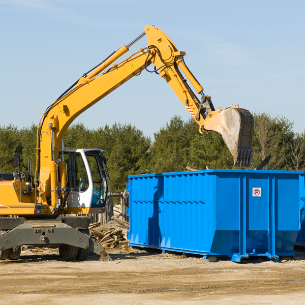 can i pay for a residential dumpster rental online in De Motte IN